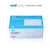 Olaif 4 Ply Surgical Face Mask - 50 pcs - Medical Mask / Masker Medis / Ear Loop