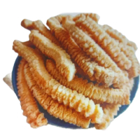keropok kuping gajah 500 gram, keropok tahu 100 gr dan akar kelapa manis gurih 90 gram Makanan Food 