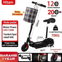 ZS - LIVING Skuter Elektrik /Kendaraan Listrik /Skuter Elektrik Dewasa Murah / Skuter Lipat Versi da