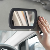 汽車遮陽板化妝鏡梳妝鏡子車用副駕駛加裝鏡車載內飾裝飾用品大全