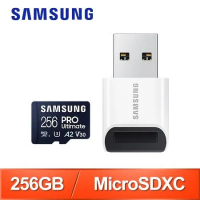 Samsung 三星 PRO Ultimate microSDXC UHS-I(U3) 256G記憶卡