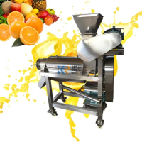Industrial Fruit and Vegetable Cold Juicer 1.5T/H Automatic Apple Lemon Crushing Screw Juicer Large Capacity Fresh Juicer
