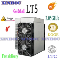 New LTC DOGE Miner Goldshell LT5 2.05GH/s Scrypt ASIC Miner with PSU Better than Mini-DOGE Innosilicon A6 A4 Antminer L3 L7 Z15