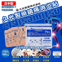  (一套5包)日本 Hisamitsu久光製藥 Loxoprofen Na 100mg 消炎鎮痛貼布7枚入/包 