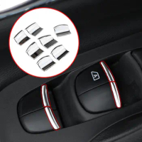 Car Window Lift Button Sequin Sticker for Nissan X-trail T32 Rogue March Sentra Versa Sunny Teana Altima Juke Kicks Qashiqai J11