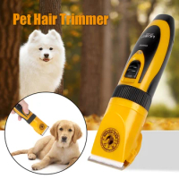 Haircut Trimmer Shaver Set Ceramic Blade for Rabbit Cat Puppy Grooming Clipper Cutter Pet Hair Clipper Electric Scissors