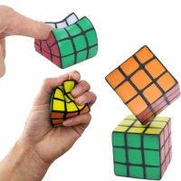Simulation Magic Cube Novelty Squishy Slow Rising Anti-strss Toy Squeezing Soft Soft Decompression For Children Adult Gifts