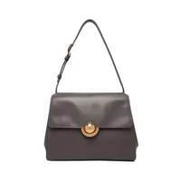 Furla Domus S Shoulder Bag Urban Gray Grey