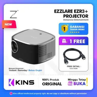EZZRALE EZR3+ SMART PROJECTOR 420 ANSI LINUX OS NETFLIX CERTIFIED
