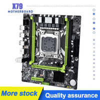 X79 Motherboard X79 F1 LGA2011 Support NVME M.2 SSD Xeon E5 V1 V2 REG ECC DDR3 Memory server
