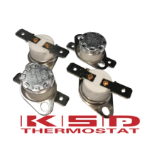 100pcs KSD301 180C 180 Celsius degree 10A250V NC Normal Closed Ceramics Temperature Switch Thermostat Temperature control switch