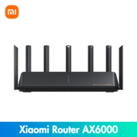 Xiaomi AX6000 AIoT Router WiFi 6 6000Mbps Dual-Band Support OFDMA Mesh Network with 6 Wifi External Signal Amplifier