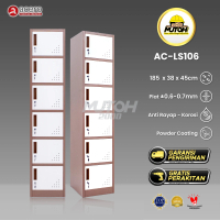 LOCKER LOKER BESI 6 PINTU SINGLE ACERO AC-LS106