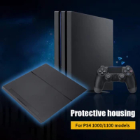 Plastic Bottom Housing Shell Black Black Replacement Upper Bottom Cover Housing Case for PS41200/PS4