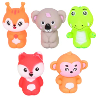 5 Pcs Puppet Animal Figurine Toys Finger for Toddlers Animals Children Kids Puppets Parent-child