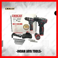 DOLIZ BD636P Cordless BRUSHLESS Drill 12V Bor Baterai Besi Beton Tembok