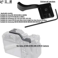 Mini Hot Shoe Cover Aluminum Thumb Up Hand Grip Hotshoe Mount for Sony A7M4 A7R4 A9II A7R IV DSLR Camera for Canon EOS Fujifilm