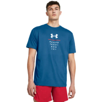 【UNDER ARMOUR】UA 男 籃球短袖T-Shirt_1382855-406(藍色)