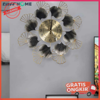 Jam Dinding Quartz Iron Luxury European Style Clock 45cm - 29215