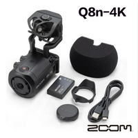 【eYe攝影】Zoom Q8N 4K 音樂攝影機 高畫質攝影機 錄影機 XLR 麥克風輸入 多軌 分軌錄音 直播 平輸