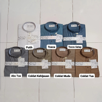 THOBE UTSMAN GAMIS JUBAH PRIA AL HARAMAIN BAHAN WOLL KANCING KOTAK BULAT PREMIUM NON MANSET