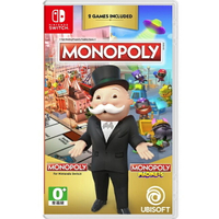 【AS電玩】 NS Switch MONOPOLY 地產大亨1+瘋樂 合輯 (類似 大富翁 玩法) -中英文版