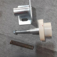 Berkah Nisa Teknik Roda Lift Barang UNP 65 Nylon Teflon dengan Dudukan dan Per untuk Keperluan Lift 