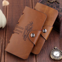 new hot mens/womens fashion mini leather wallet id metal credit business Mini card wallet business card holder hasp wallet