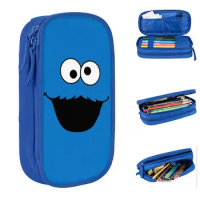 Hot Cookie Monster Merch Pencil Case Large-capacity For School Pencilcase Suprise Gift