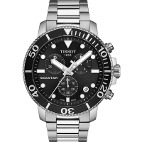 TISSOT 官方授權 Seastar 海星300米潛水石英錶(T1204171105100)46mm