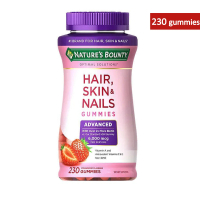Nature's Bounty - 新裝 - 膠原蛋白軟糖 (EXP 2027年)（頭髮·皮膚·指甲·含生物素6000mg） 230粒 士多啤梨味軟糖
