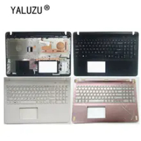 YALUZU Brand new US laptop keyboard C shell palmrest cover without backlight for Sony VAIO FIT15 SVF152 SVF153 SVF15E