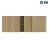 SB Design Square ชุดตู้เก็บของ ขนาด 200 ซม. รุ่น Tera (Valley Oak)