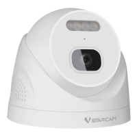 Vstarcam CS880-POE 3MP HD Full color night vision Indoor camera Featured siren Security camera Two way talk Network camera