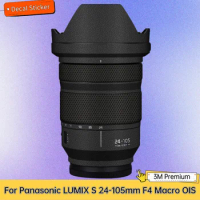 For Panasonic LUMIX S 24-105mm F4 Macro OIS Lens Sticker Protective Skin Decal Vinyl Wrap Film Anti-Scratch Protector Coat