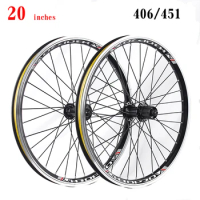 20inch Folding Bike Wheel Rims 451 406 Aluminum alloy RM30/RM60 100/135mm 2bearing Wheelset V brake 32H 7-10speed Bicycle wheels