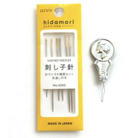 手作森林 sale日本製 品牌 LUCIEN 刺子繡針組 附贈穿線器 刺繡 刺繡針 hidamari 日本刺子繡針
