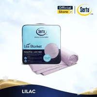 SERTA Lite Eucalyptus + Light Fiber Blanket / Bed Cover / Selimut Lilac