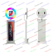 9.7 Pro 12.9 Ipad Photo Booth Shell Stand Kiosk with Lcd Screen Wifi Selfie Portable Roamer Photobooth Machine Roaming New Trend