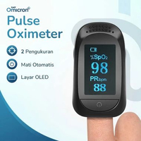 TaffOmicron Fingertip Pulse Oximeter Alat Ukur Saturasi Oksigen Darah - PO-A2AO Hitam