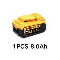 DCB203 Li-ion Battery 18Volt 20V 6Ah 8.0Ah For Dewalt DCB205 DCB206 DCB204 DCB200 DCB182 DCB180 DCB2
