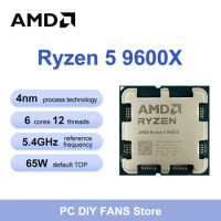 AMD Ryzen 5 9600X CPU Processor New R5 9600x 5.4GHz 6-Core 12-Thread Integrated Graphics RDNA2 2CU T