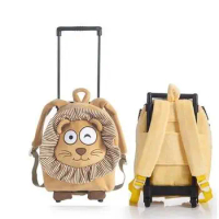 Kids Little Trolley backpack Bag for Girls School wheeled backpack bag Children Trolley school Rolling backpack bag with wheels
