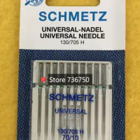10 Pcs Genuine Schmetz Universal Needle 130/705H 130/705 H Household Sewing Brother Machines HAX1 Nm: 70/10
