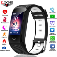 LIGE For All Smartphone Connections Men Women Smart Watch Fitness Tracker Smart Clock Sport Bracelet Waterproof Smart-Watch+Box