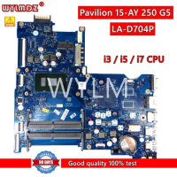 LA-D704P With i3 / i5 / i7 CPU Notebook Mainboard For HP Pavilion 15-AY 15-AC 250 G5 Laptop Motherboard 100% Fully Tested OK