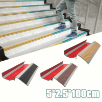 1m PVC Alas Tangga Anti Licin Karet Lis Tangga Anti Slip Karet Step Belakang Stiker Tangga Step Nosi