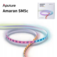 Aputure Amaran SM5c RGB Led Strip Light Smart Pixel Control Flexible LED Tape App Voice Control for Live Stream Home Decoration
