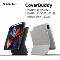 Switch Easy CoverBuddy for 2022-2018 Apple iPad Pro 11 /12.9 inch ipad Air 10.5 Protective Cover Compatible with Magic Keyboard