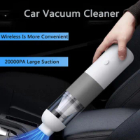 Vaccum Cleaner Portable 120W 20000Pa Powerful Suction Wet And Dry Mini Handheld Car Vacuum Cleaners Car Cleaning Tools
